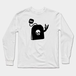 Heavy Metal Black Tea Bag Long Sleeve T-Shirt